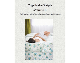 Yoga Nidra Scripts 2 l Done For You Yoga Class Plan l PDF l Ebook l Instant Download