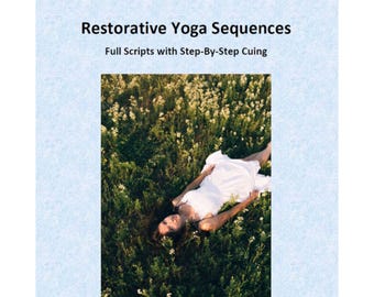 Restorative Yoga Scripts l Done For You Yoga Class Plans l PDF l Ebook l Instant Download