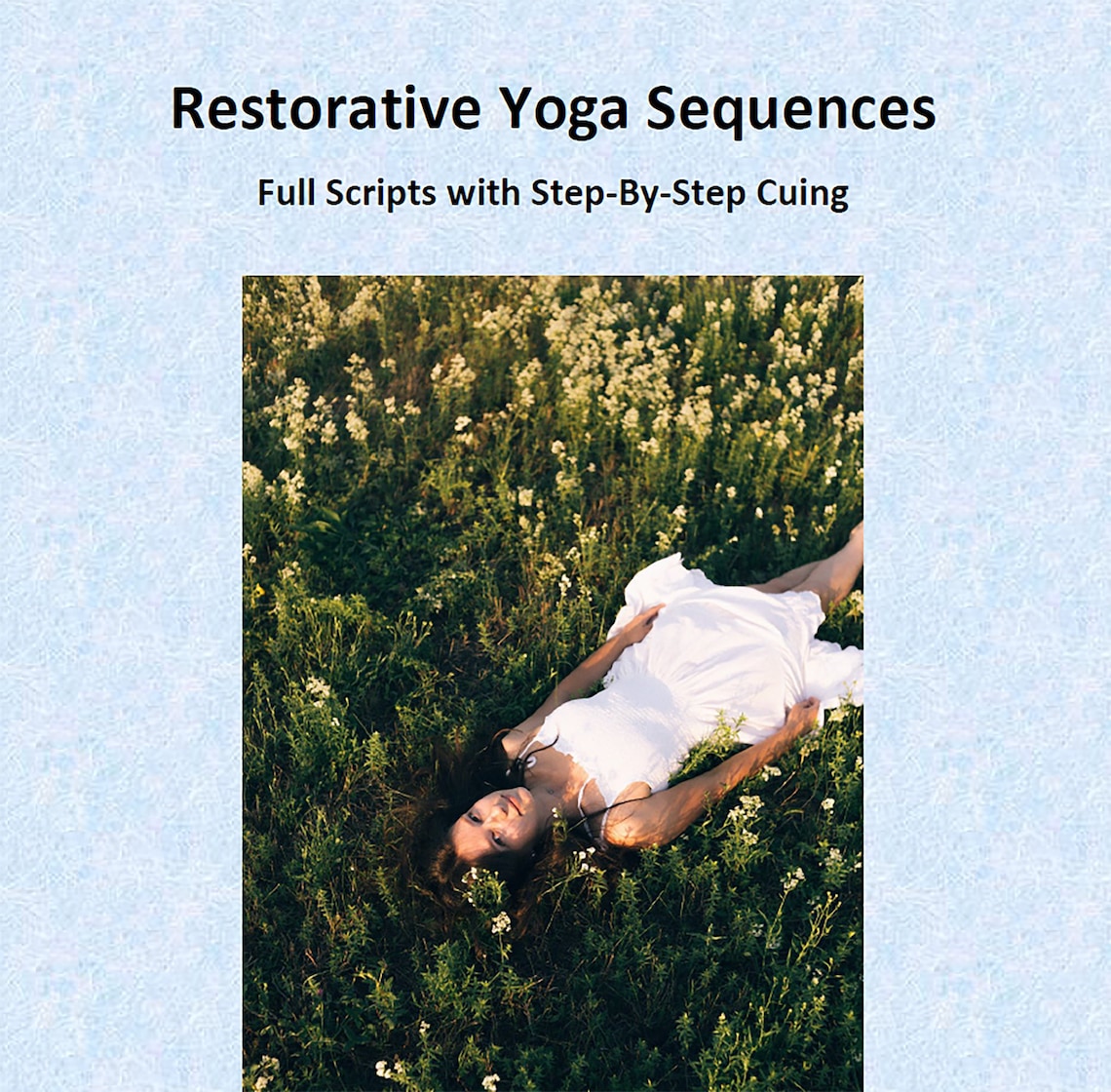 Restorative Yoga Scripts L Done for You Yoga Class Plans L PDF L Ebook ...