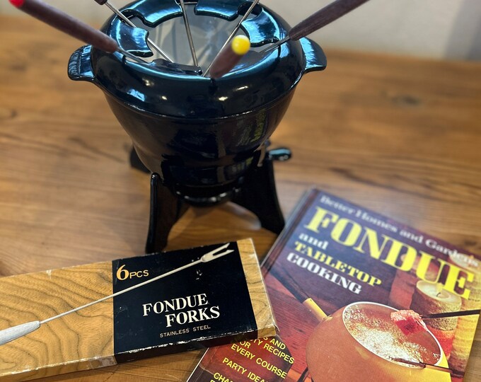 vintage-bodum-denmark-cast-iron-enamel-fondue-set-bundle-etsy