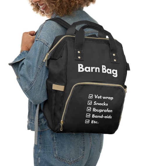 Barn Bag Equestrian Backpack Horse Show Adult Amateur Gift Horse Trainer Hunter Jumper Horseback Rider Gift Etsy UK