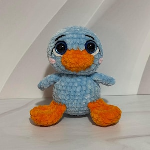 Handmade Dora Duck Plushie: Soft Stuffed Animal Gift