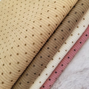 Rib Cord Jersey Dots Dots beige/brown/cream/old pink