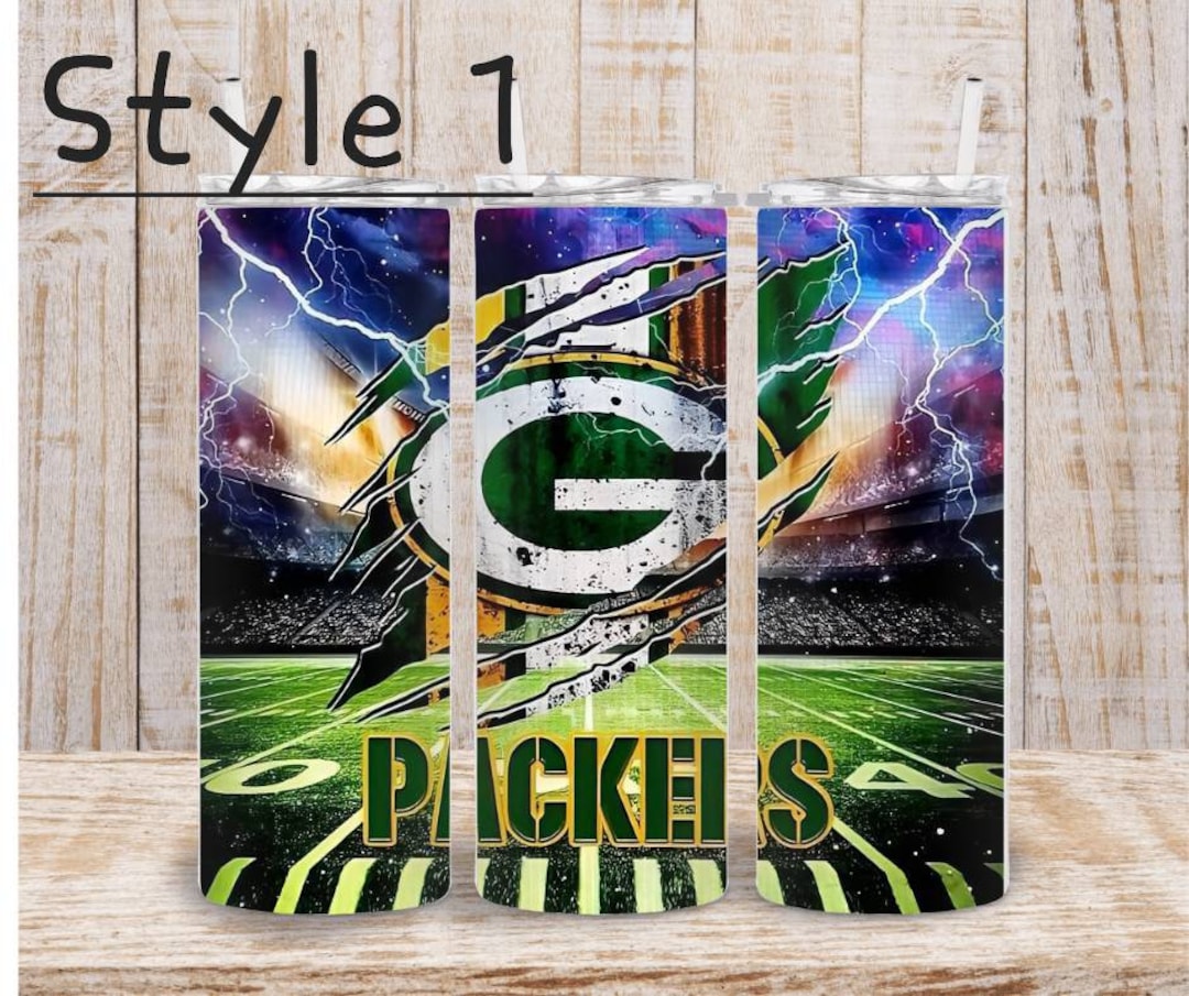 Green Bay Packers Tumbler Wrap READY TO PRESS Etsy