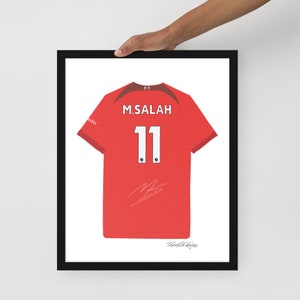 Mohammed Salah Framed poster | mohamed salah liverpool | liverpool football club