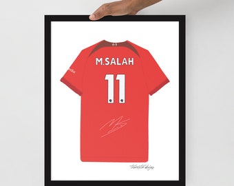 Mohammed Salah Inramad poster | Mohamed Salah Liverpool | Liverpool fotbollsklubb