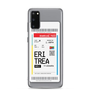 Capa Samsung para cartão de embarque da Eritreia