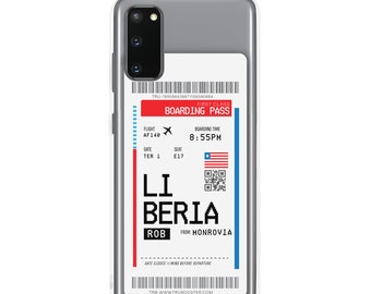 Liberia Tarjeta de embarque Samsung Case