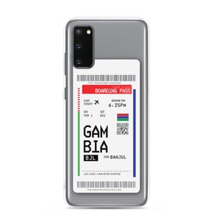 Gambie Carte d’embarquement Samsung Case