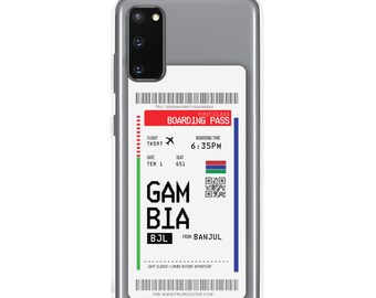 Gambia Tarjeta de embarque Samsung Case