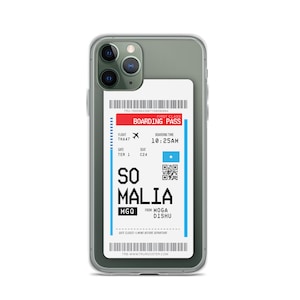 Het Hoesje van iPhone van de Reiziger van Somalië | Somalië telefoonhoesje | Somalische kunst | | Somalische kunst | iPhone 14 iPhone 12 iPhone 11 Pro iPhone 11 Pro Max