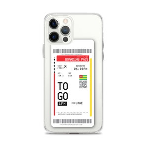 Carte d'embarquement du Togo Coque et skin iPhone | Coque iPhone 13 Coque iPhone 12 Coque iPhone 11 Pro Coque iPhone 11 Pro Max Coque iPhone 14 Pro