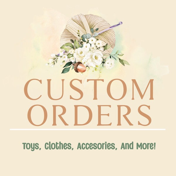 Crochet Commissions Etsy