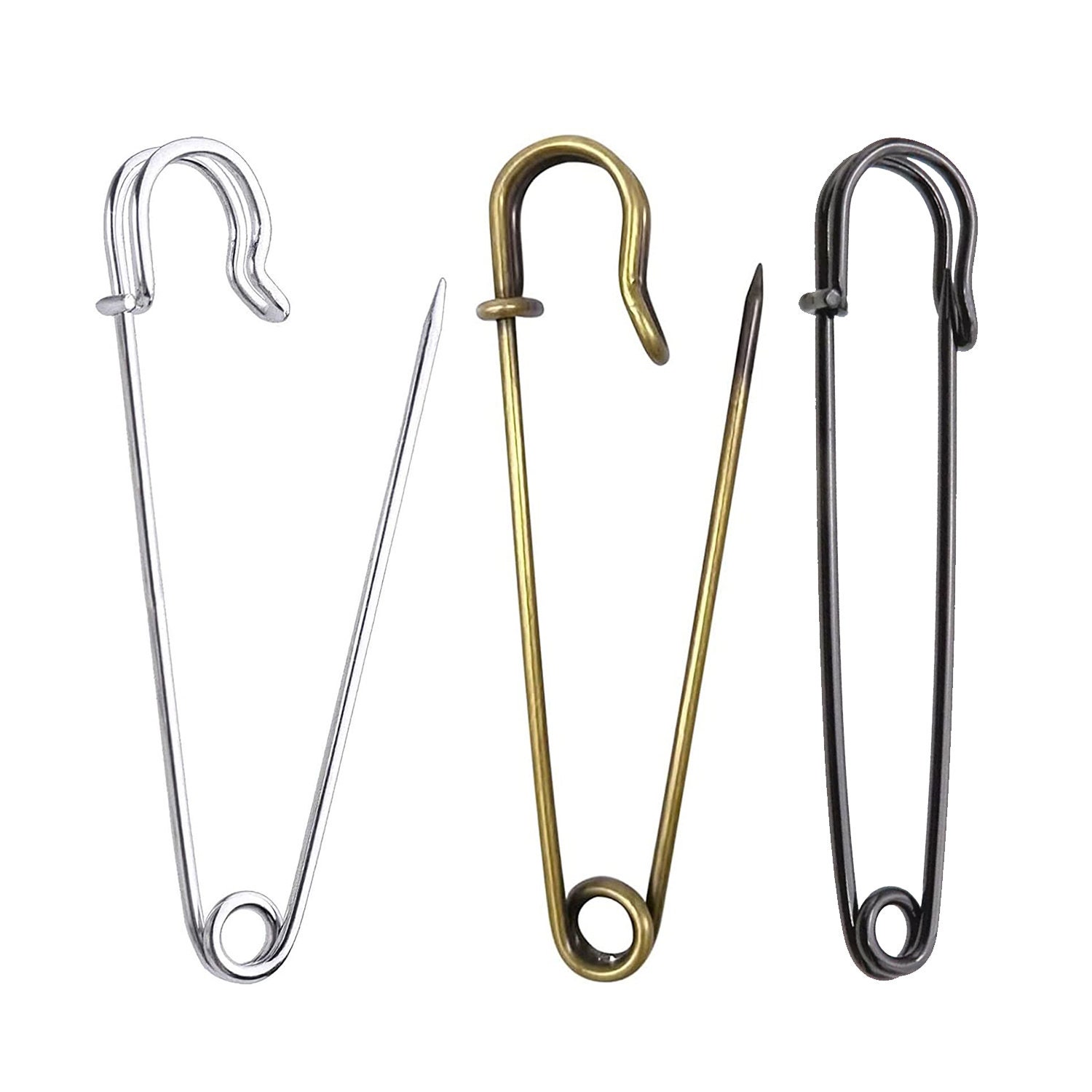 Crocheted Large Safety Pin Heavy Duty Pin for Blanket Shawl Etsy