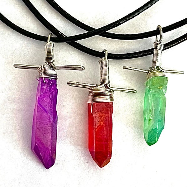 Wire Wrapped Swords Etsy