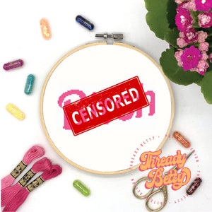 Logo Parody Cross Stitch Pattern - Instant PDF Download