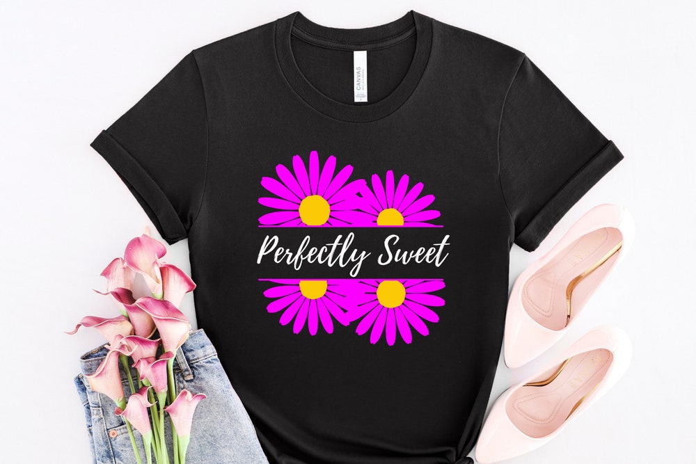 Floral Shirt, Garden, Summer Shirt, Daisy Shirt,Perfectly Sweet Daisy Shirt, Wildflower Shirt, Spring Shirt, Botanical Shirt, Flower Shirt Citychiefshoes
