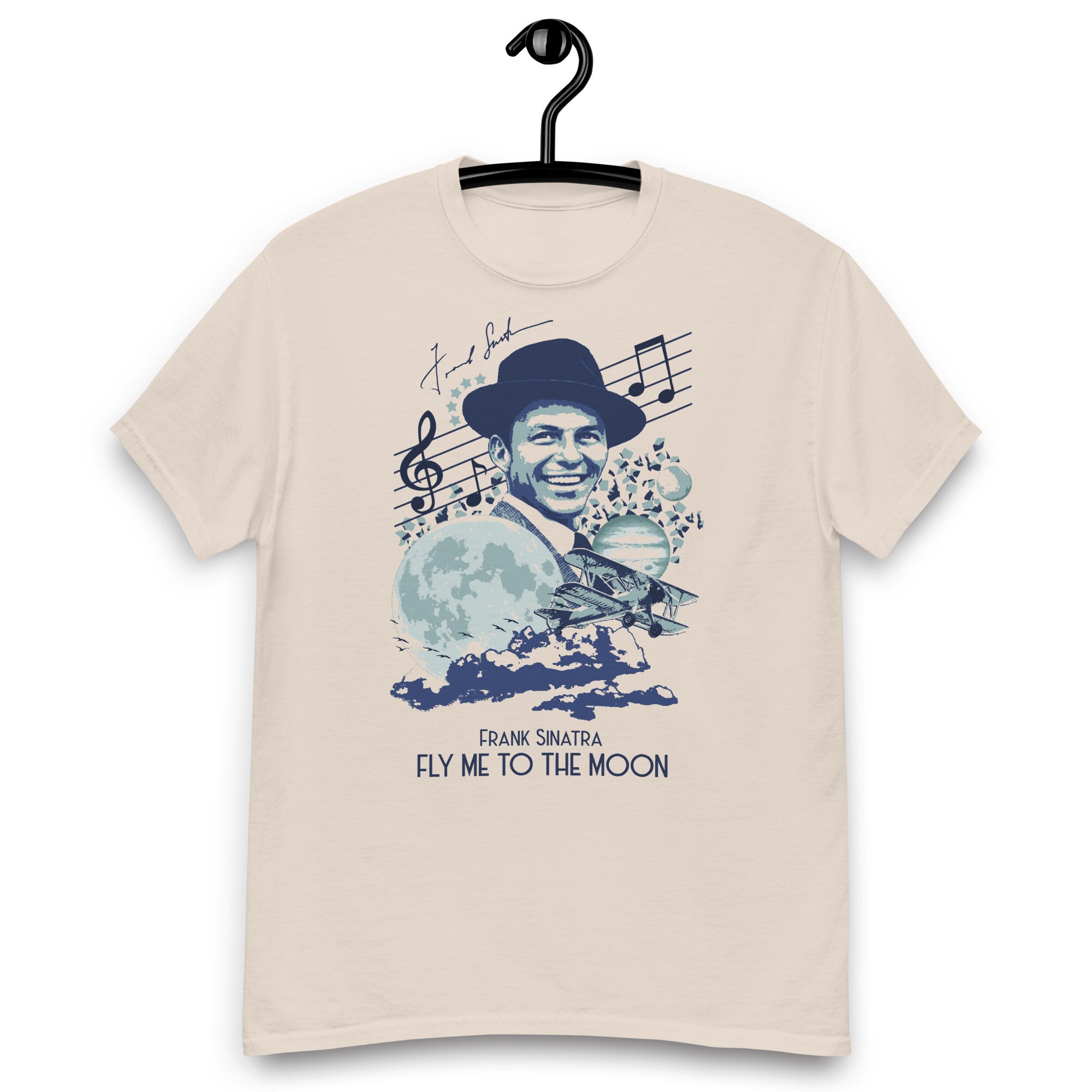 【4】Buffer E. T. Fly Me To The Moon Tee Fly Me to the Moon Graphic Tee, Unisex Graphic Tee, Frank Sinatra