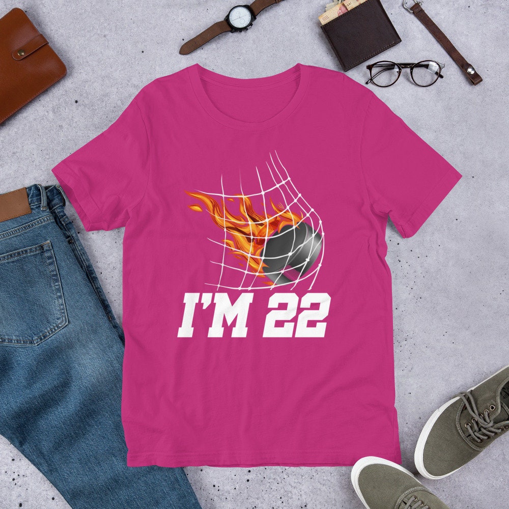 I'm 22 Ice Hockey Goal Net Sports Adult 22nd Birthday Etsy