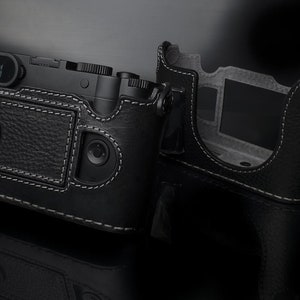 Half Case in leather  for Leica Q Q-P