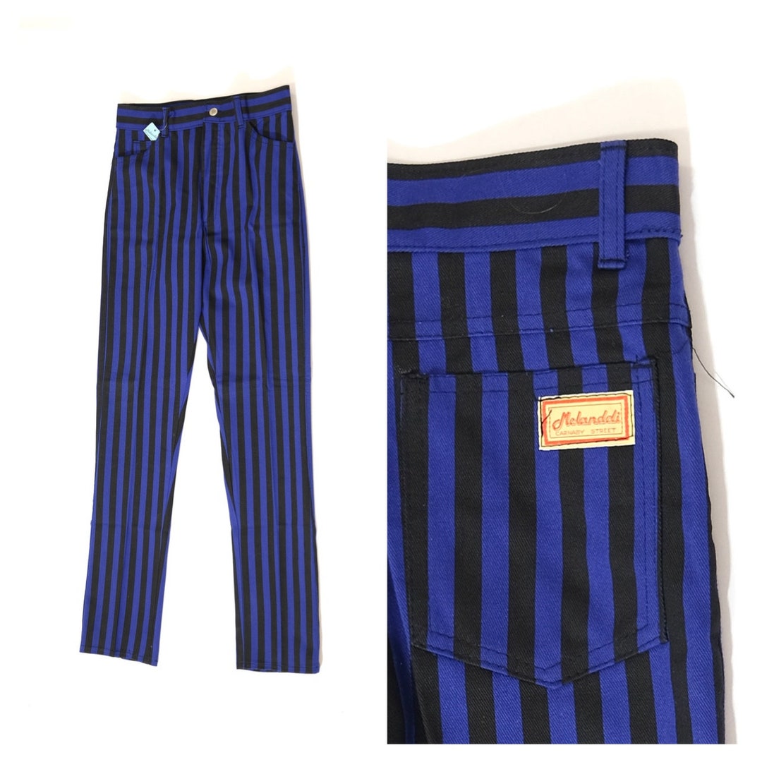 パンツ 1980s blue gray stripe slacks vintage il_1080xN.5527913566_g6c6.jpg