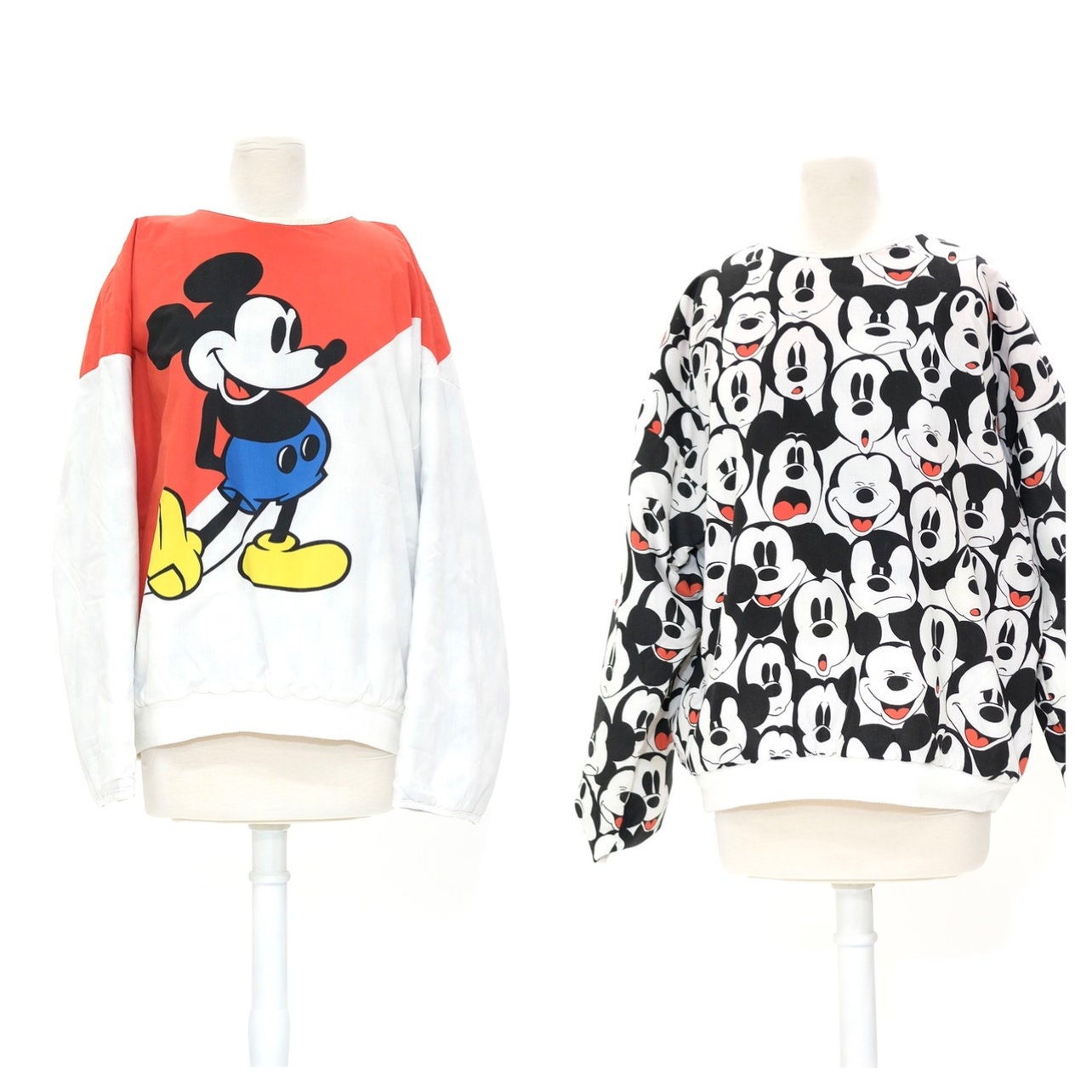 Vintage 1980's Official Walt Disney Reversible Puffy Mickey
