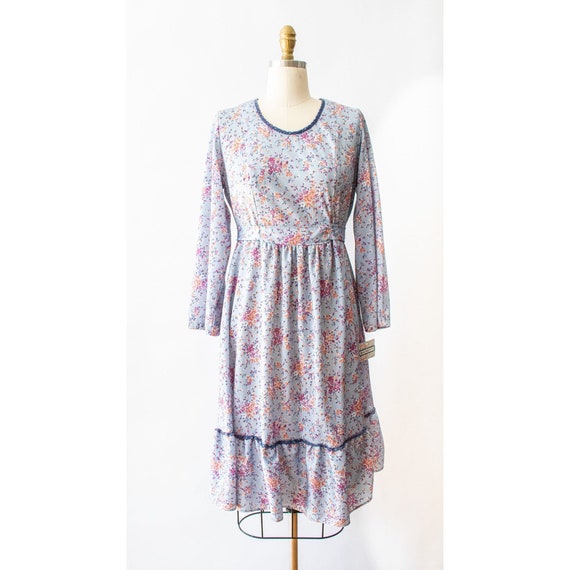 Vintage 1970s Cottagecore Peasant Dress // Floral… - image 4
