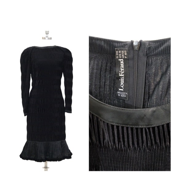 Louis Feraud Vintage Velvet Long Dress