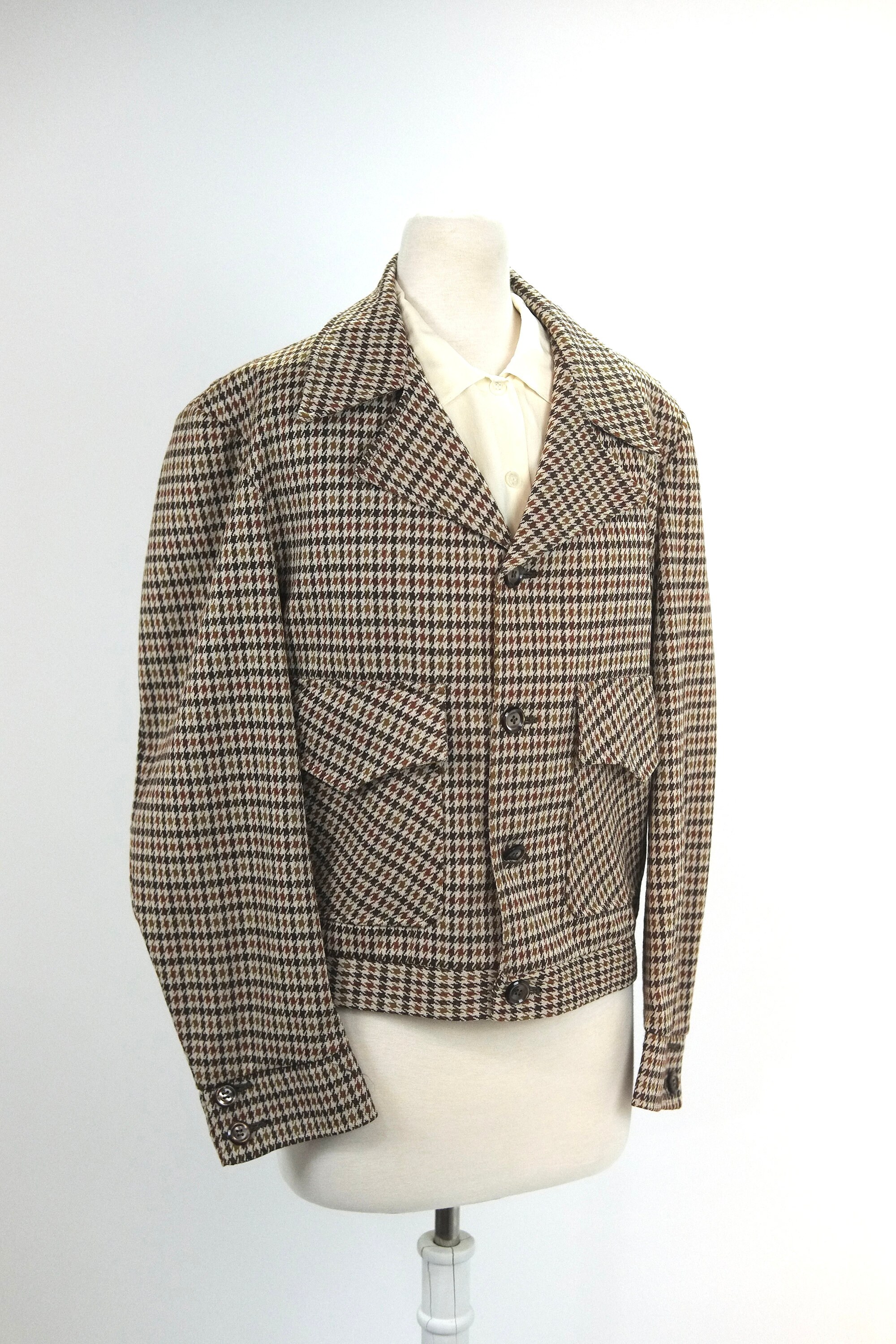 Vintage Brown Cropped Jacket