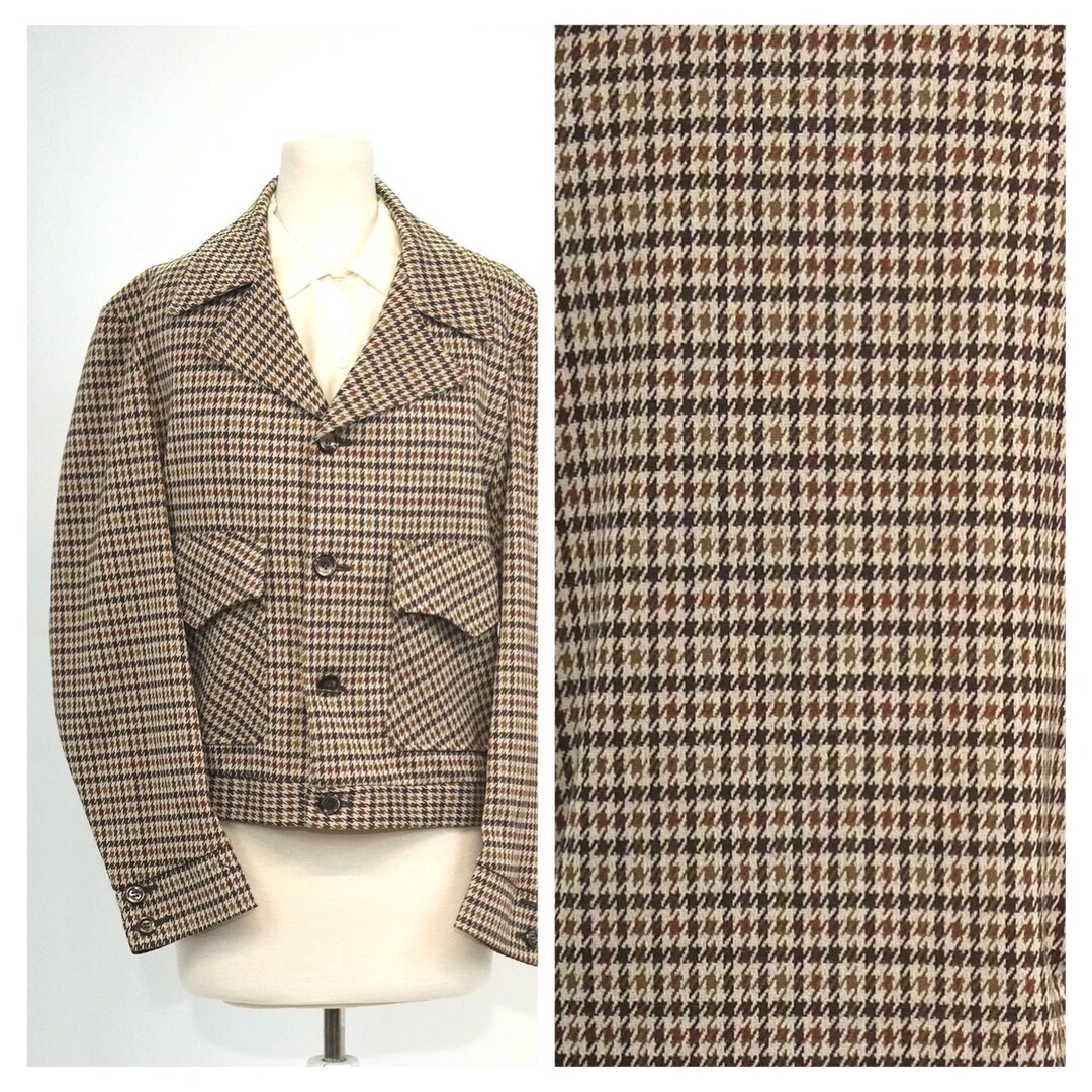 Vintage Brown Tied Cropped Jacket
