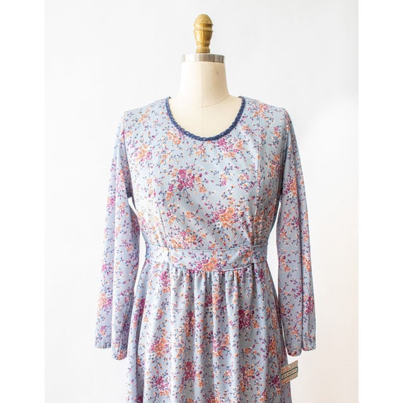 Vintage 1970s Cottagecore Peasant Dress // Floral… - image 3