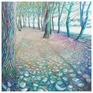 XL painting - 100X100 cm - mixed media on canvas, large format, original and unique painting -
