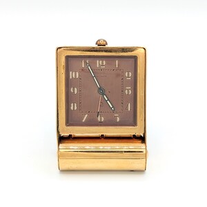 Reloj de viaje vintage Jaeger Le-Coultre