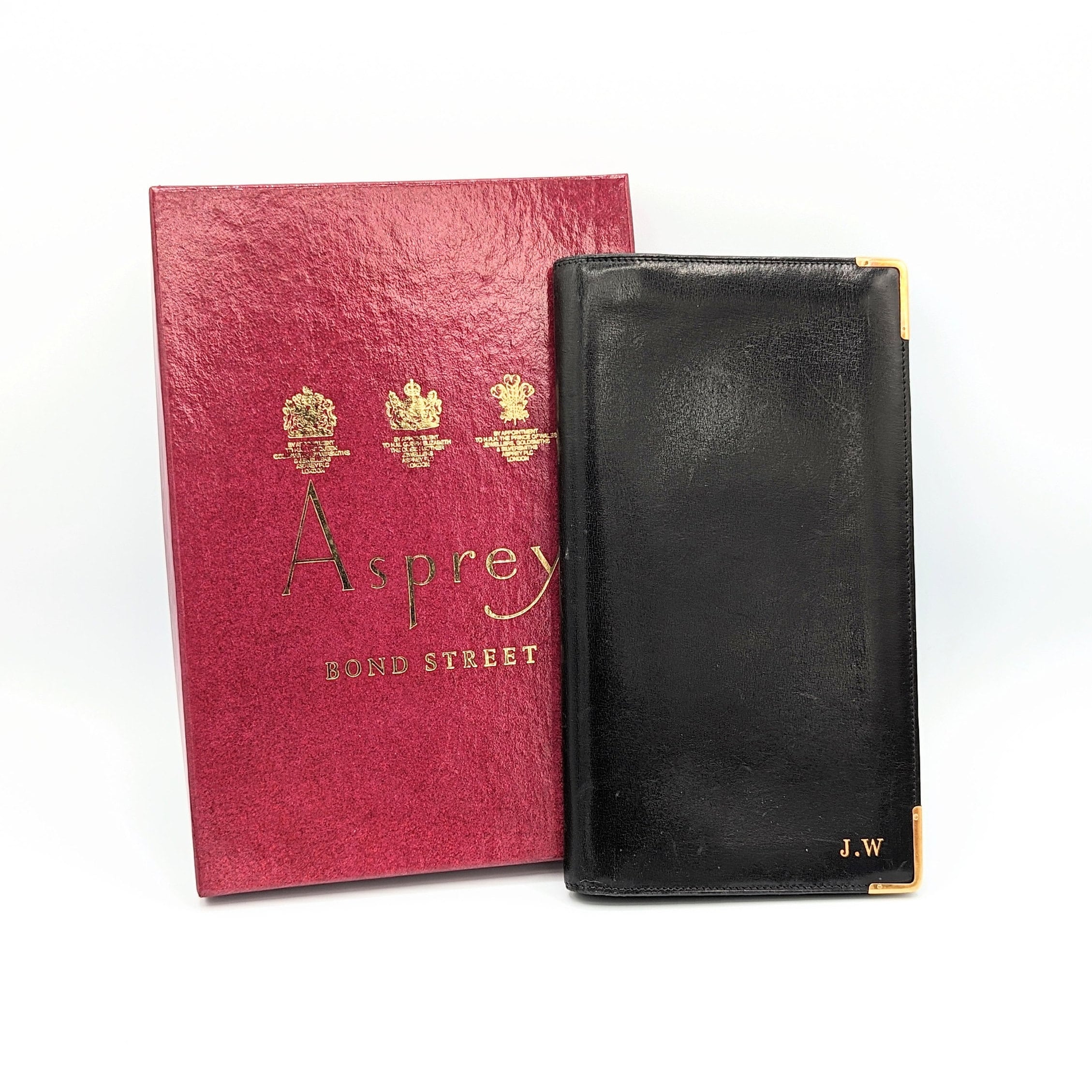 Rare PRADA SAFFIANO Black Nero Leather Wallet Passport-style