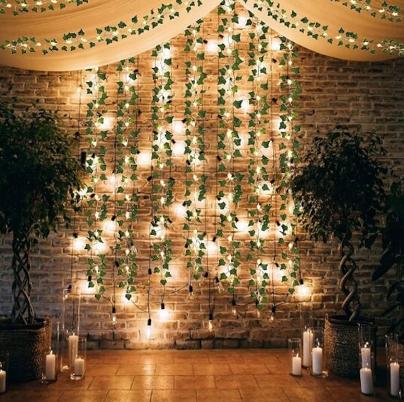 Christmas Decor Wedding Wall Green Decoration Artificial Vines