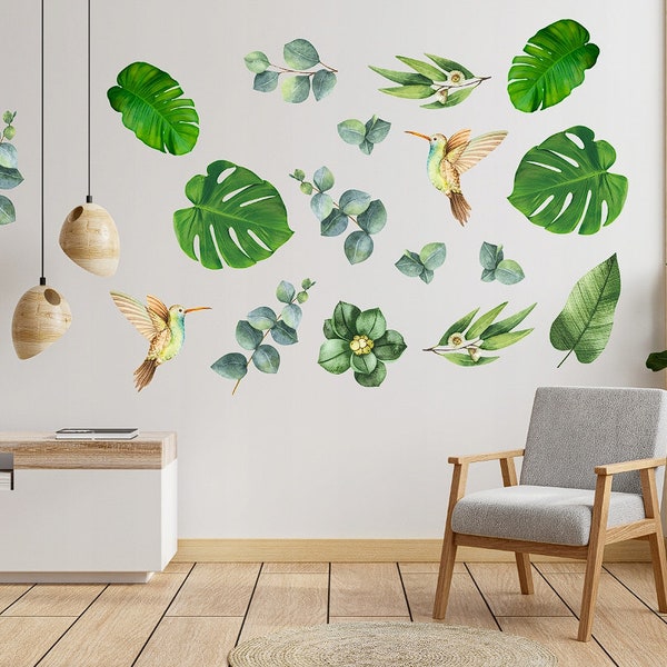 Birds of Paradise Wall Decal Etsy