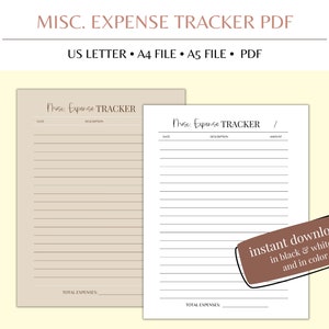 Onkostentracker, invulbare budgetplanner, factuurtracker afdrukbaar, budgetplanner afdrukbaar, uitgaven, onkostentracker afdrukbaar. Begroting