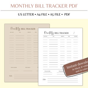 Onkostentracker, invulbare budgetplanner, factuurtracker afdrukbaar, budgetplanner afdrukbaar, uitgaven, onkostentracker afdrukbaar. Begroting