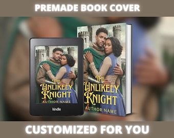 Premade Book Cover - Medieval Romance, Personalized Ebook, Romance Cover, Fantasy Cover, Romantic Cover, romantic thriller, self publisher