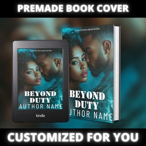 Premade Book Cover - Thriller Romance, Personalized Ebook, Romance Cover, Mystery Cover, Romantic Cover, romantic thriller, military ebook