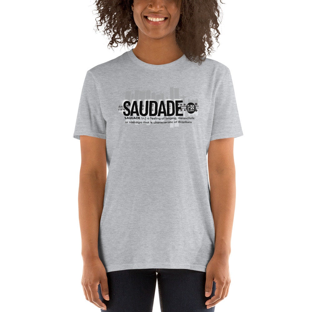 Saudade Definition In White Men's T-Shirt