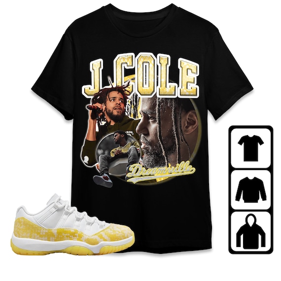 Jordan 11 Low Yellow Snakeskin Unisex T shirt Tee Sweatshirt