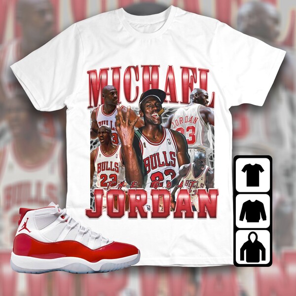 Jordan 11 Cherry Shirt - Etsy