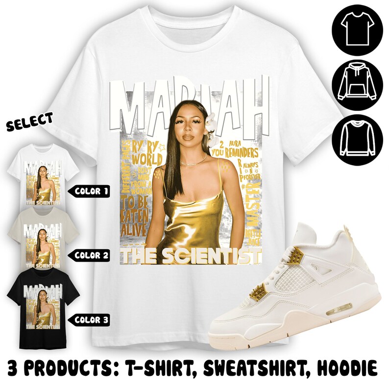 Jordan 4 Sail Unisex Color T-shirt, Sweatshirt, Hoodie, Mariah Amani ...