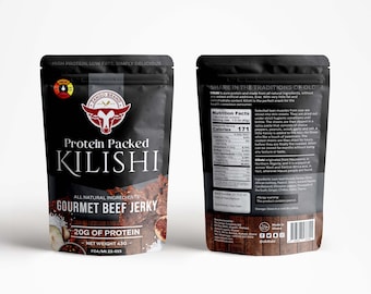 Kilishi Gourmet Beef Jerky: Spicy High Protein Snack (1.5Oz)