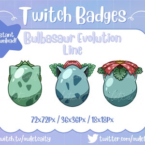 Chibi Bulbasaur Evolution Line