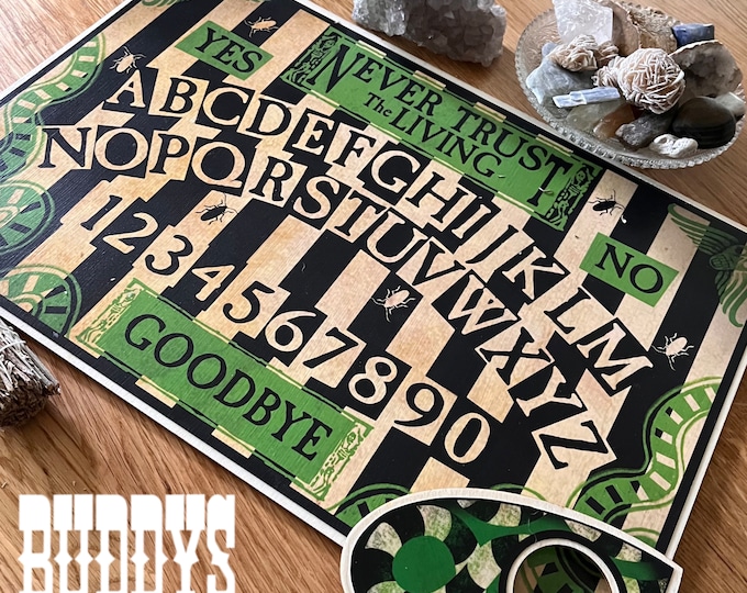 Gioco Ouija Beetlejuice Di USAopoly, Edizione Cult Tim Burton, Per Bambini 8+