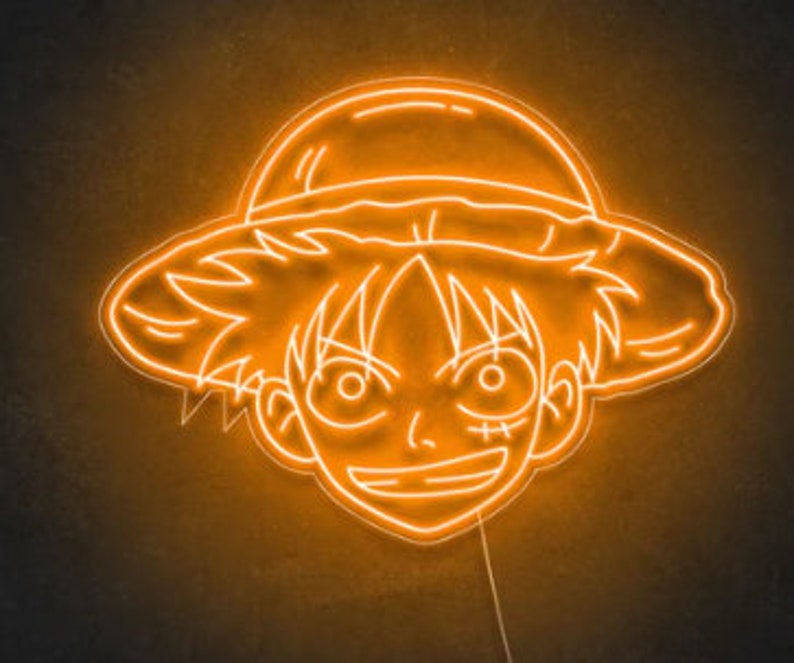 Monkey D. Luffy Neon Led Anime Neon Light Custom Neon Sign Etsy New