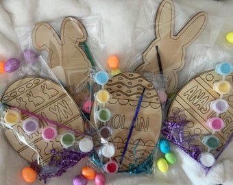 Personalized Paint Kit, Easter DIY, Easter basket Stuffers, Easter Paint Kits  Easter Egg