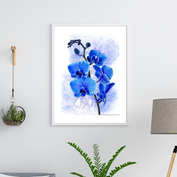 Orchid Wall Art Etsy